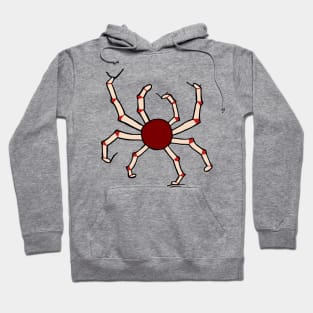 Climbing mr ball legs Hoodie